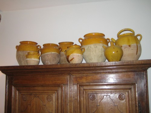 Old Confit jars and other pots