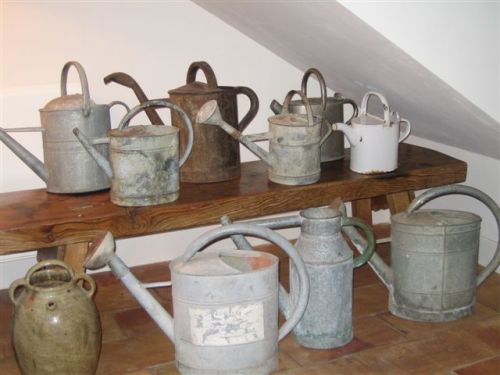 Watering cans!